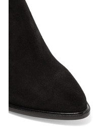 Robert Clergerie Olav Suede Wedge Ankle Boots Black