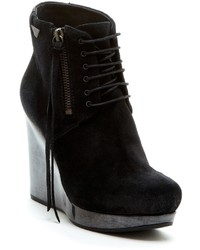 Diesel On The Wedge Des Wedge Leather Bootie