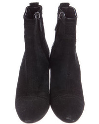 Balenciaga Suede Wedge Ankle Boots