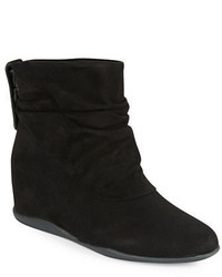 Me Too Suede Wedge Ankle Boots