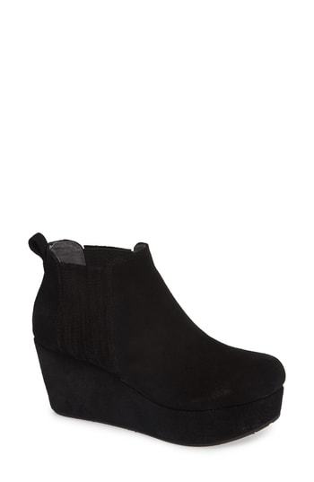 chocolat blu walden wedge bootie