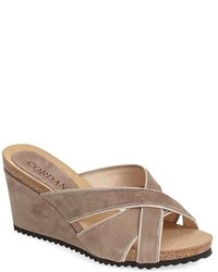 Cordani Avery Suede Wedge Sandal