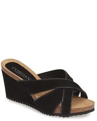 Cordani Avery Suede Wedge Sandal