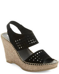 Andre Assous Cyline Suede Espedrille Wedges