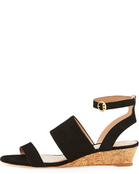 Tory Burch North Suede Low Wedge Sandal