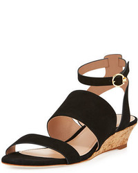 Tory Burch North Suede Low Wedge Sandal