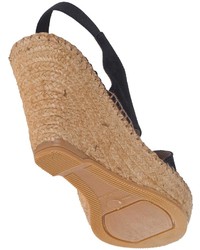 Andre Assous Reese Wedge Sandal Black Suede