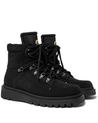 Moncler Egide Suede And Nylon Boots