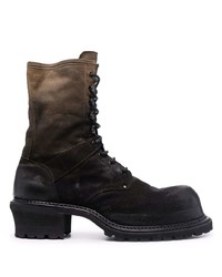 Premiata Gradient Effect Leather Boots