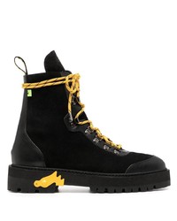 Off-White Suede Hiking Boots