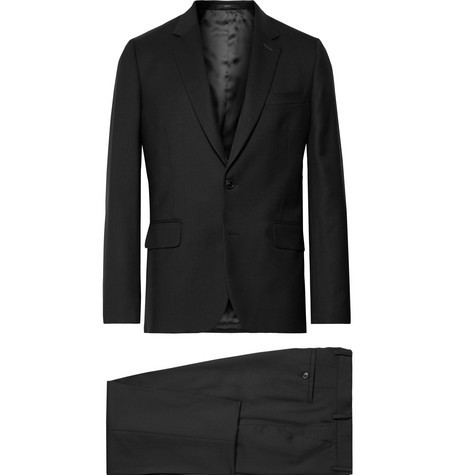 Paul Smith Black A Suit To Travel In Soho Slim Fit Wool Suit, $826