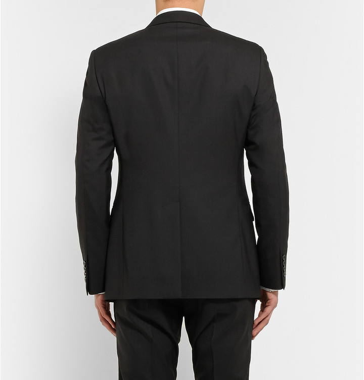 Gucci Black Brera Slim Fit Wool Suit, $1,850 | MR PORTER | Lookastic