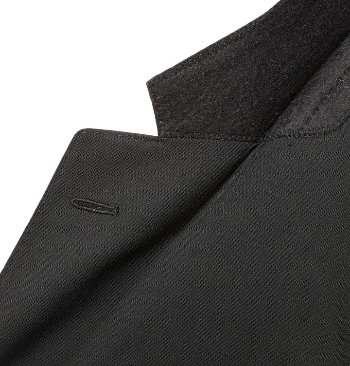 Gucci Black Brera Slim Fit Wool Suit, $1,850 | MR PORTER | Lookastic