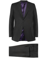 Paul Smith Black Byard Slim Fit Wool And Mohair Blend Travel Suit