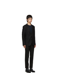 Giorgio Armani Black Cashmere Napoli Suit