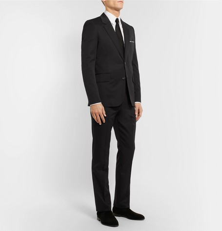 The Row Black David Slim Fit Wool Twill Suit, $4,019 | MR PORTER ...