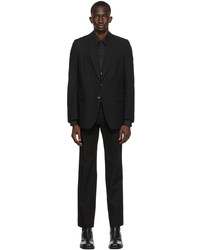 Dries Van Noten Black Gabardine Suit