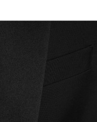 Hackett Black Satin Trimmed Wool And Mohair Blend Tuxedo