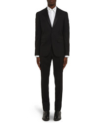 Givenchy Black Satin Trimmed Wool Tuxedo