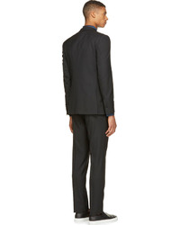 Givenchy Black Slim Wool Suit