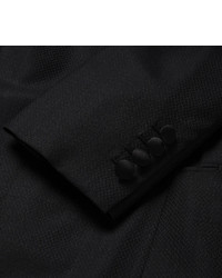Brioni Black Waldorf Slim Fit Wool Jacquard Tuxedo