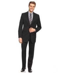 DKNY Suit Black Solid Extra Slim Fit