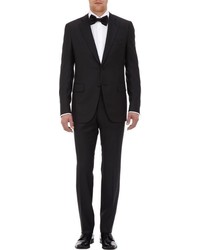 Isaia Gregory Aquaspider Wool Two Button Tuxedo