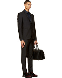 Burberry London Black Wool Mohair Sterling Suit