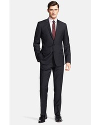 Martini Black Stripe Wool Suit