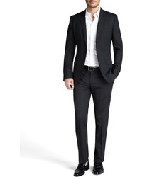 Dolce & Gabbana Martini Stretch Wool Suit Black