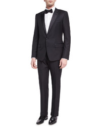 Dolce & Gabbana Martini Two Piece Tuxedo Suit Black
