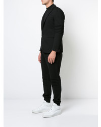 Philipp Plein Ribbed Sleeve Suit With Jogger Pant