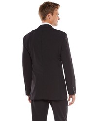 Apt. 9 Slim Fit Solid Black Suit
