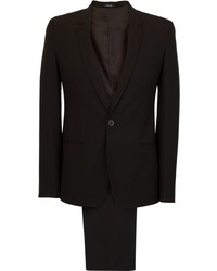 Maison Margiela Solid Two Piece Suit Black