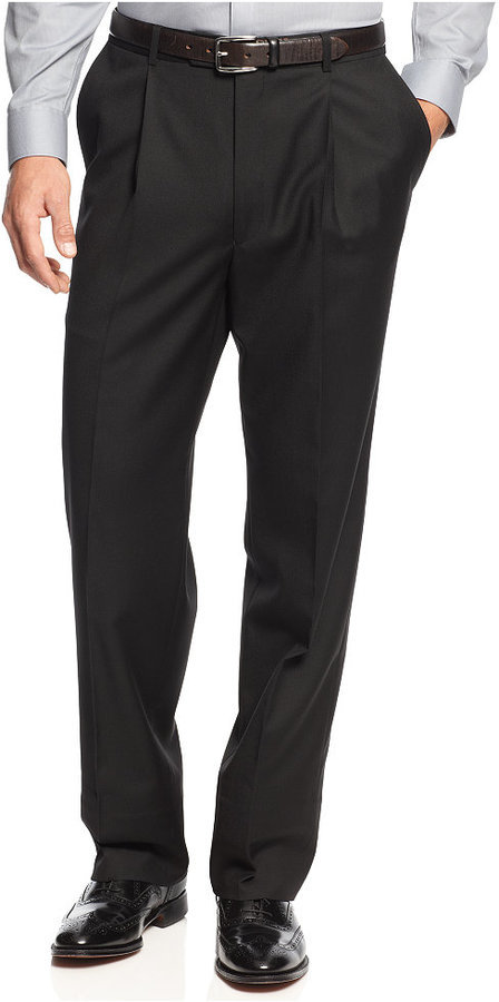 Jones New York Suit 247 Black Solid Herringbone, $650 | Macy's | Lookastic