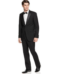 Kenneth Cole New York Suit Black Tuxedo Slim Fit