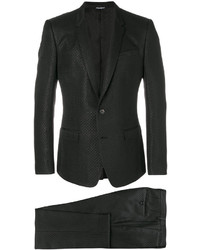Dolce & Gabbana Textured Two Piece Formal Suit