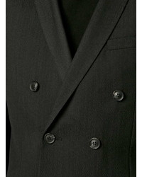 Topman Premium Black Textured Double Breasted Tuxedo Jacket