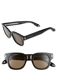 Givenchy 47mm Gradient Sunglasses Black Crystal