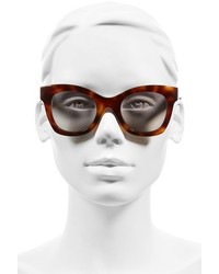 Fendi 48mm Chromia Retro Sunglasses Black