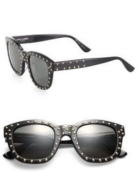 Saint Laurent 48mm Studded Square Sunglasses