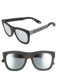 Givenchy 52mm Gradient Lens Sunglasses Black White