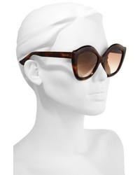Gucci 53mm Cat Eye Sunglasses