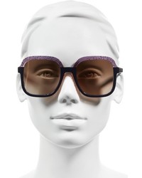 Jimmy Choo 53mm Glitter Frame Sunglasses