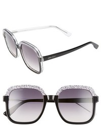 Jimmy Choo 53mm Glitter Frame Sunglasses