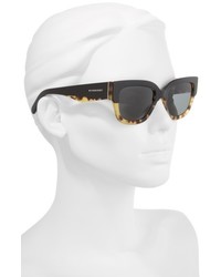 Burberry 53mm Sunglasses Black Havana