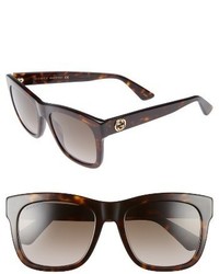 Gucci 54mm Retro Sunglasses