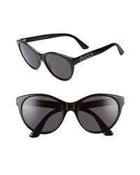 Gucci 54mm Round Cat Eye Sunglasses
