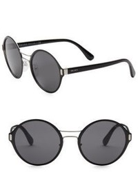 Prada 54mm Round Sunglasses