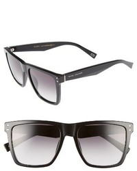 Marc Jacobs 54mm Square Frame Sunglasses Black
